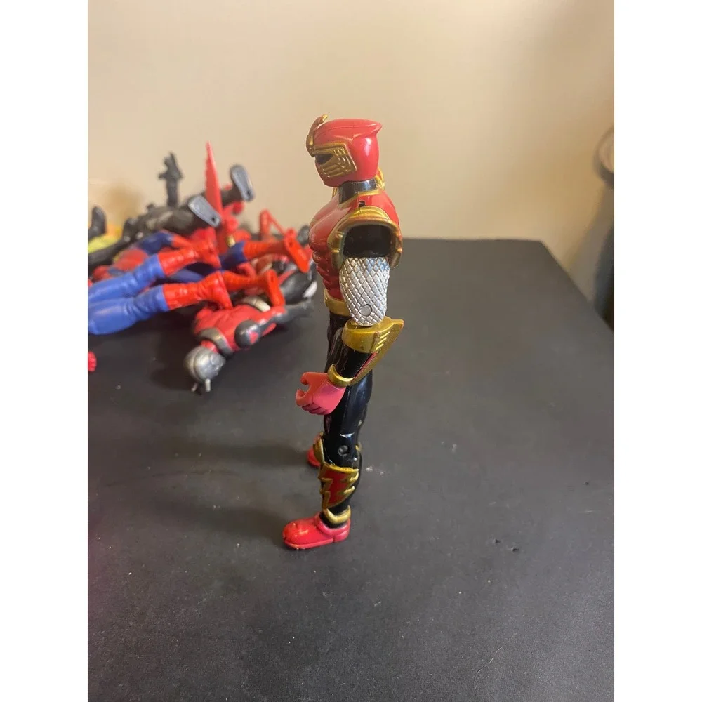 Power Rangers Ninja Storm Crimson Thunder Ranger Action Figure Red Black Gold